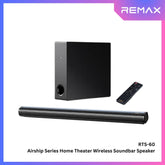 Remax - RTS-60 Air Ship Series Home Theatre Wireless Soundbar (100W) - Black